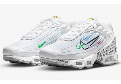 Nike Air Max Plus 3 Multi Swoosh GS White Aluminium